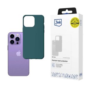 3mk matinis dėklas, skirtas iPhone 14 Pro – žalias