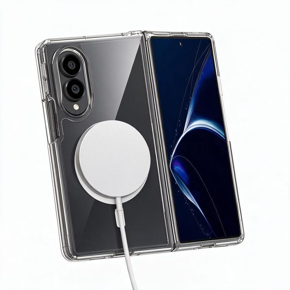 Dėklas Tech-Protect FlexAir Hybrid MagSafe Galaxy Z Fold 8, skaidrus