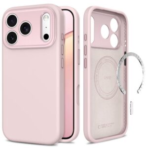 Dėklas Tech-Protect Uniq MagSafe CC iPhone 17 Pro / 18 Pro, šviesiai rožinis