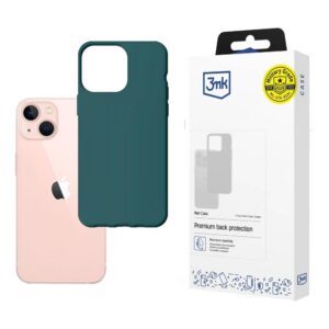 Dėklas iPhone 14 Plus iš 3mk Matt Case serijos - tamsiai žalias