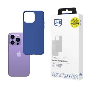 3mk matinis dėklas, skirtas iPhone 14 Pro – mėlynas