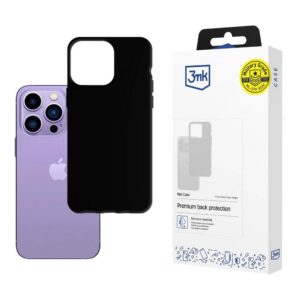 Apple iPhone 14 Pro – 3mk matinis dėklas juodas
