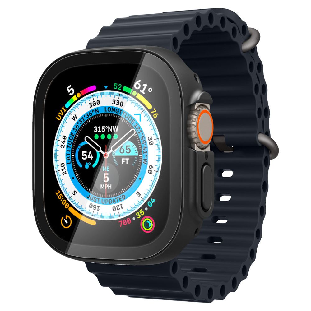 Dėklas Spigen Thin Fit 360 Apple Watch Ultra 1 / 2 (49 mm), juodas
