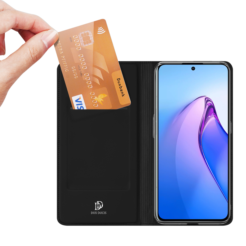 Dux Ducis Skin Pro dėklas Oppo Reno 8 Pro – juodas