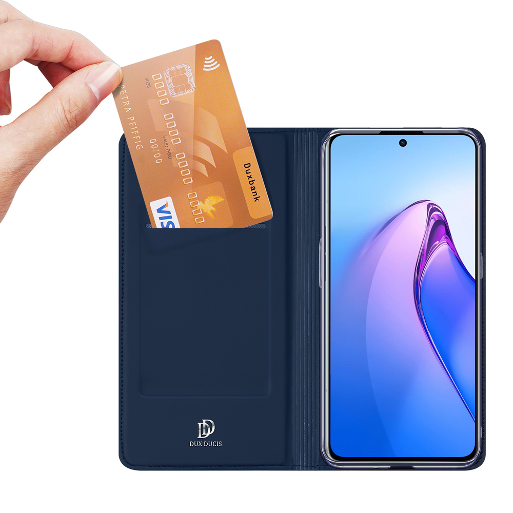 Dux Ducis Skin Pro dėklas Oppo Reno 8 Pro – mėlynas