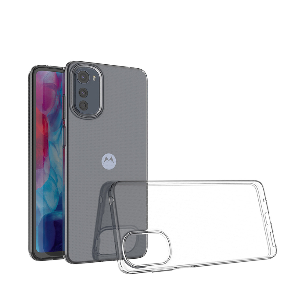 Ultra Clear 0,5 mm plonas dėklas Motorola Moto E32, skaidrus