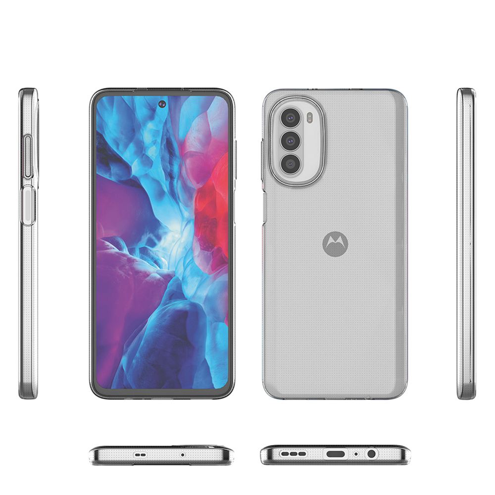 Ultra Clear 0,5 mm plonas dėklas Motorola Moto G82 5G / Moto G52, skaidrus