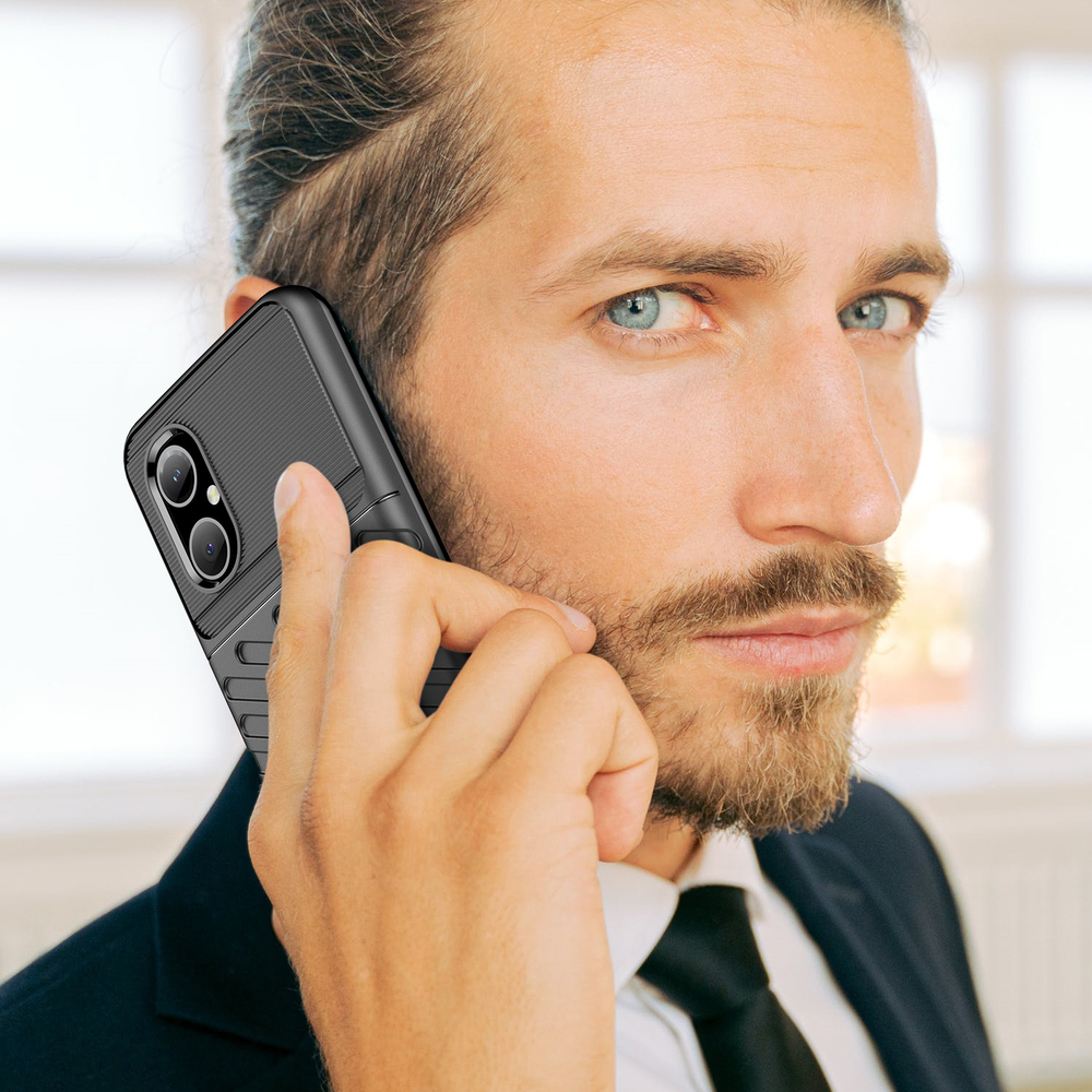 Apsauginis Thunder Case dėklas Xiaomi Poco M4 5G – juodas