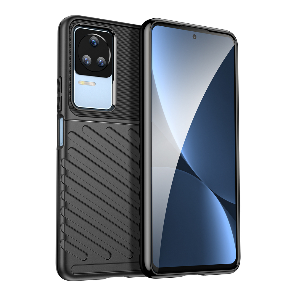 Xiaomi Poco F4 5G Thunder Case TPU dėklas – juodas
