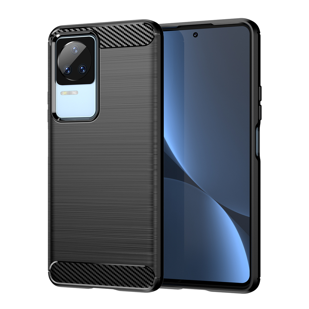 Anglies rašto TPU dėklas Xiaomi Poco F4 5G – juodas