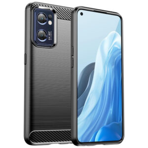 Anglies rašto TPU dėklas Realme Narzo 50 5G – juodas