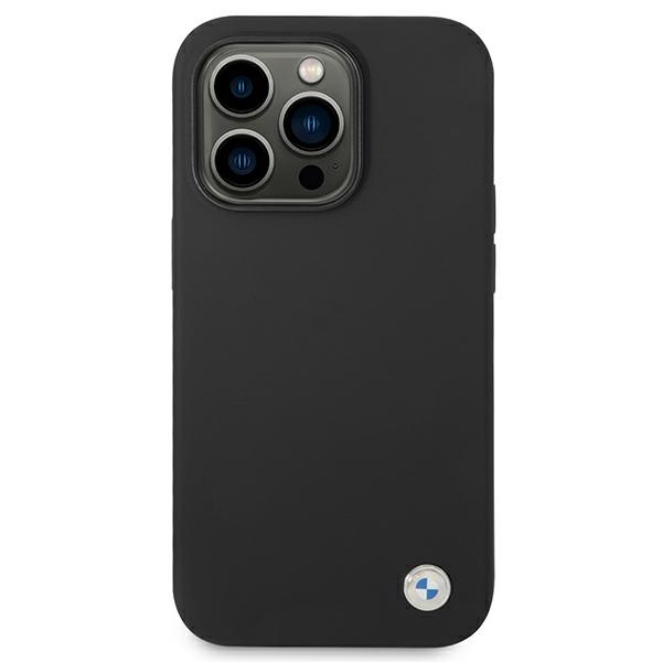 BMW silikoninis dėklas iPhone 14 Pro Max – juodas