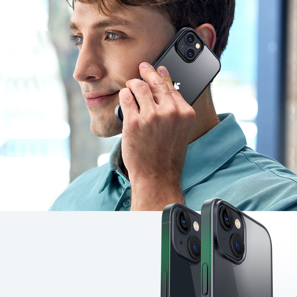 Ugreen LP634 skaidrus dėklas su stovu iPhone 14 Plus