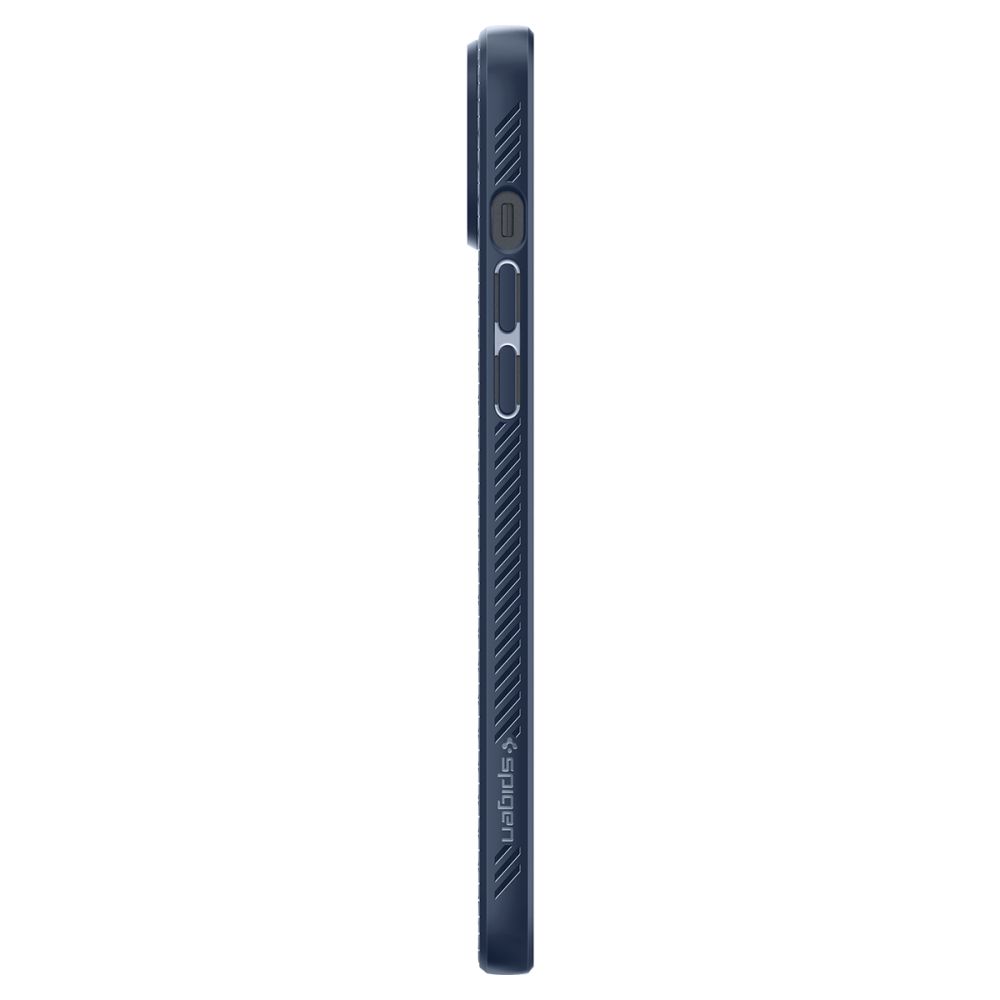 Dėklas Spigen Liquid Air iPhone 14 Plus / 15 Plus, tamsiai mėlynas