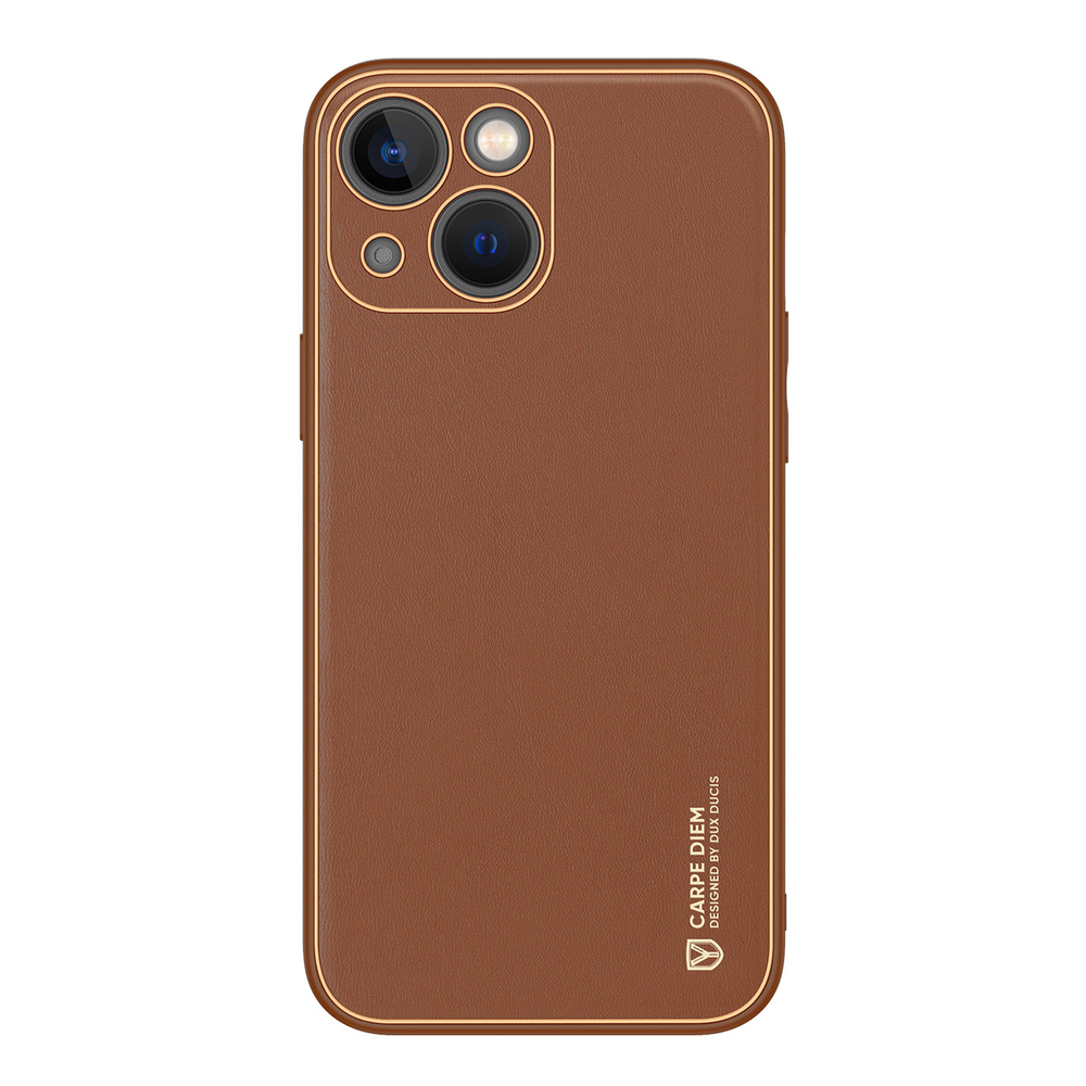 Dux Ducis Yolo dėklas iPhone 14 Plus – rudas