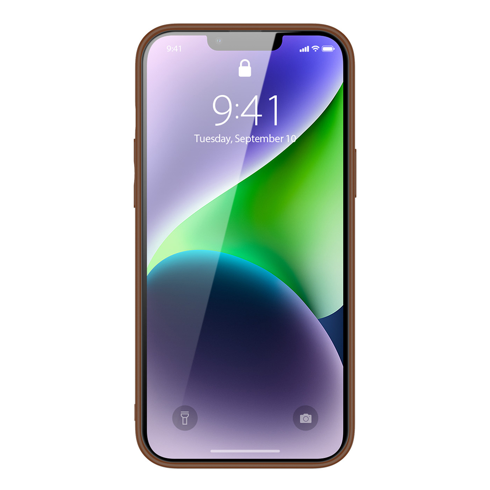 Dux Ducis Yolo dėklas iPhone 14 Plus – rudas