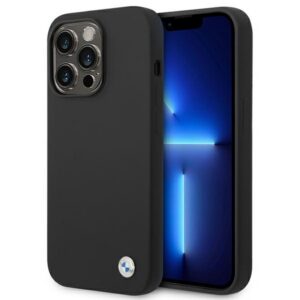 BMW silikoninis dėklas iPhone 14 Pro – juodas