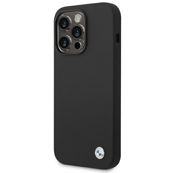 BMW silikoninis dėklas iPhone 14 Pro – juodas