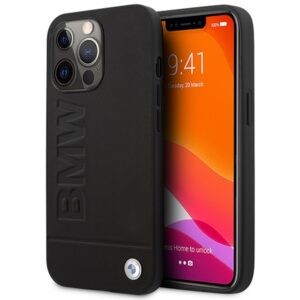 BMW MagSafe dėklas iPhone 14 Pro Max – juodas