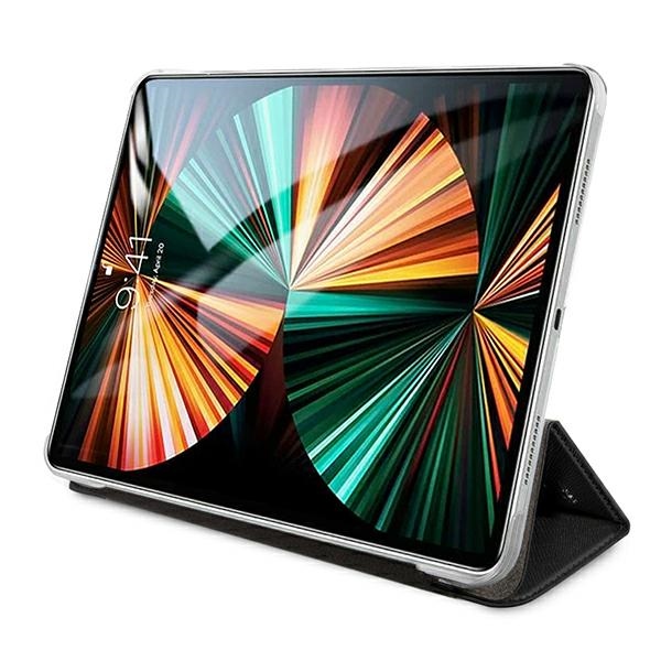 Karl Lagerfeld Saffiano Ikonic Karl dėklas, skirtas iPad 11" Pro 2021 - juodas