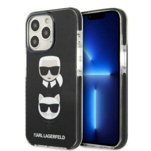 Karl Lagerfeld kietas dėklas iPhone 13 / 13 Pro – juodas