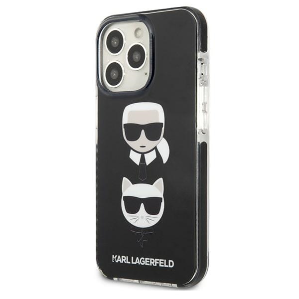 Karl Lagerfeld kietas dėklas iPhone 13 / 13 Pro – juodas