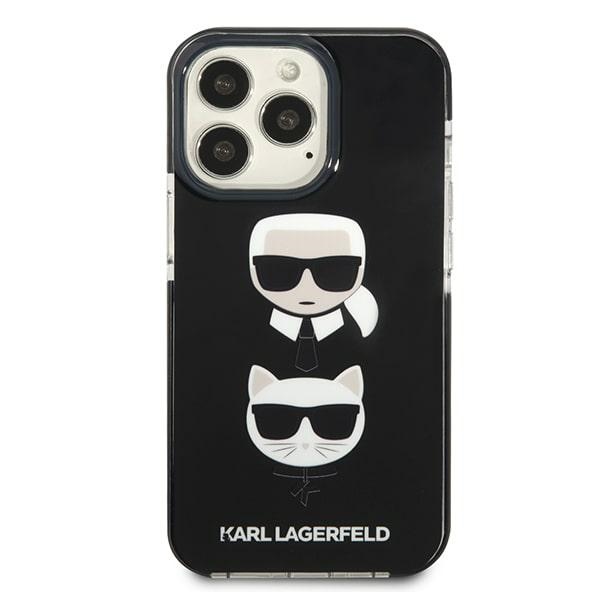 Karl Lagerfeld kietas dėklas iPhone 13 / 13 Pro – juodas