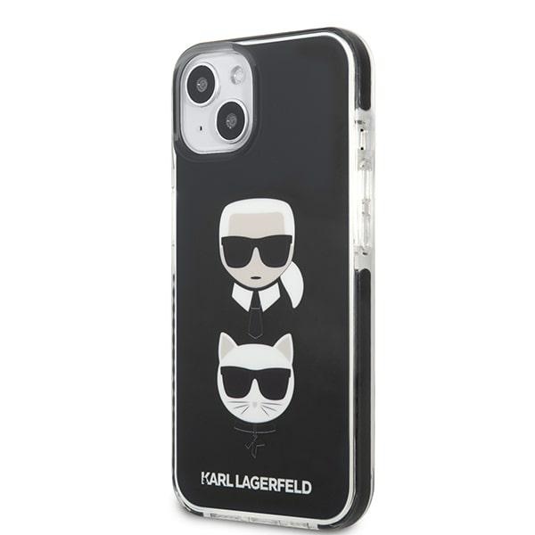Karl Lagerfeld Karl & Choupette dėklas iPhone 13 mini – juodas