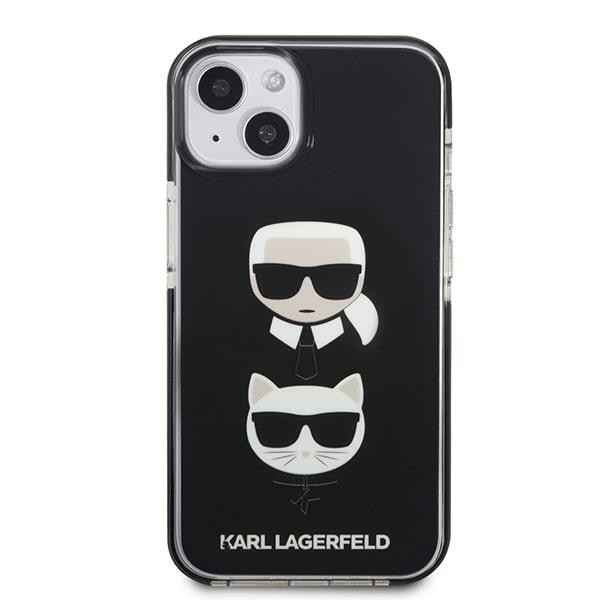Karl Lagerfeld Karl & Choupette dėklas iPhone 13 mini – juodas