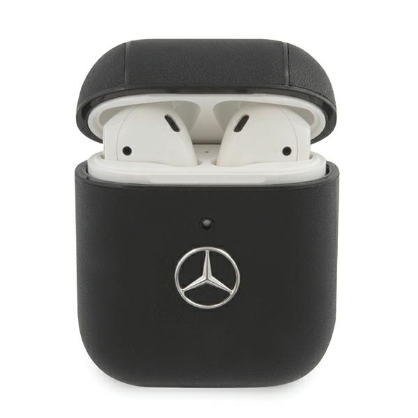 Mercedes‑Benz Electronic Line dėklas AirPods 1/2 – juodas