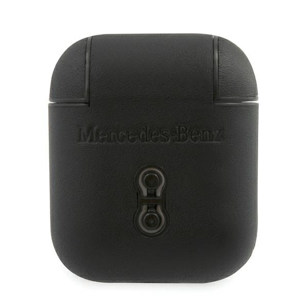 Mercedes‑Benz Electronic Line dėklas AirPods 1/2 – juodas