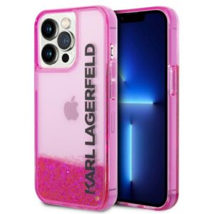 Karl Lagerfeld dėklas iPhone 14 Pro Max – rožinis