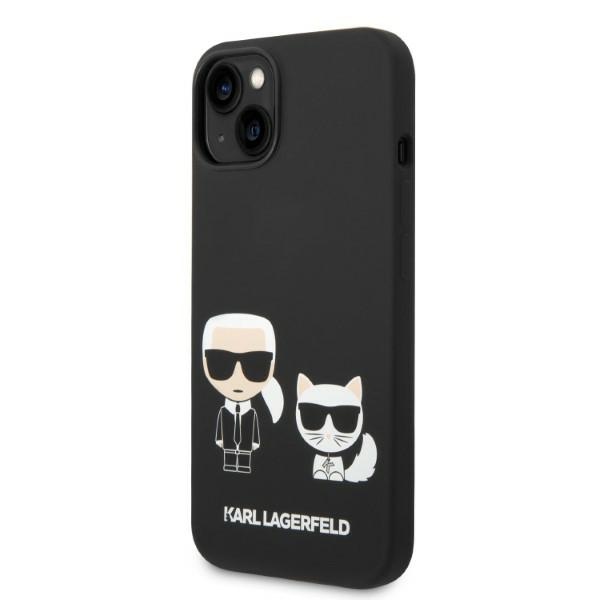 Karl Lagerfeld MagSafe dėklas iPhone 14 Plus – juodas
