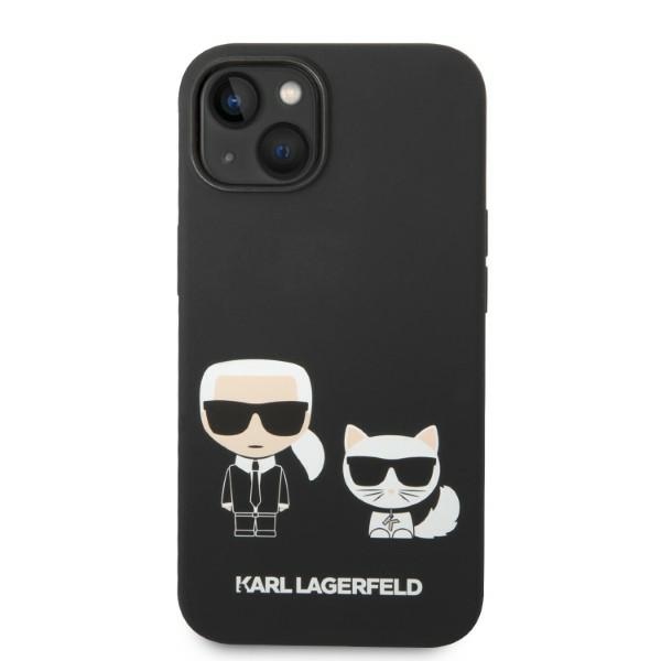 Karl Lagerfeld MagSafe dėklas iPhone 14 Plus – juodas
