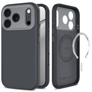 Dėklas Tech-Protect Uniq MagSafe CC iPhone 17 Pro Max / 18 Pro Max, tamsiai pilkas