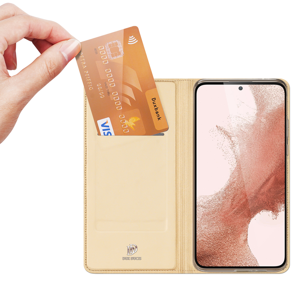 Dux Ducis Skin Pro dėklas Galaxy S23+ – auksinis