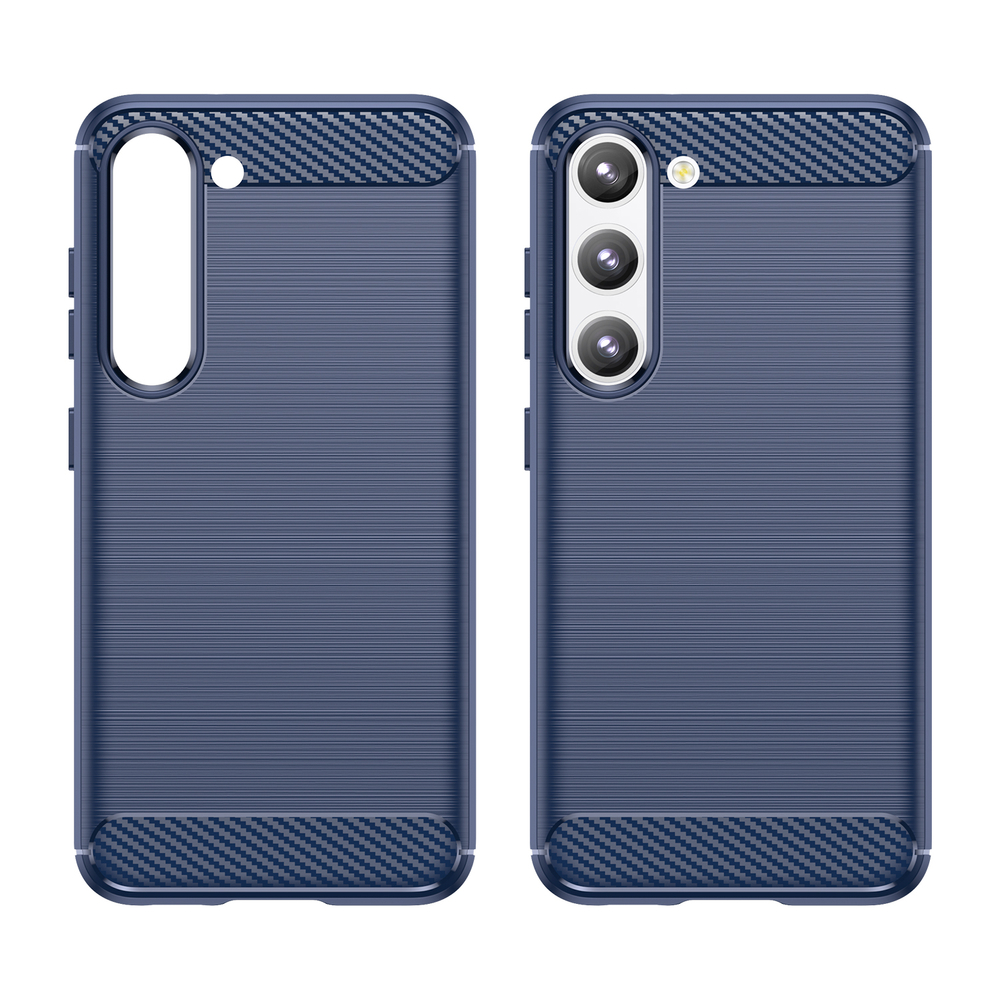 Carbon Case dėklas Samsung Galaxy S23+ – mėlynas