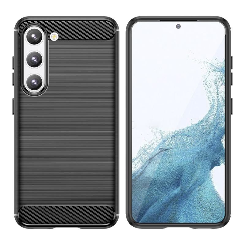 Samsung Galaxy S23+ „Carbon Case“ dėklas – juodas