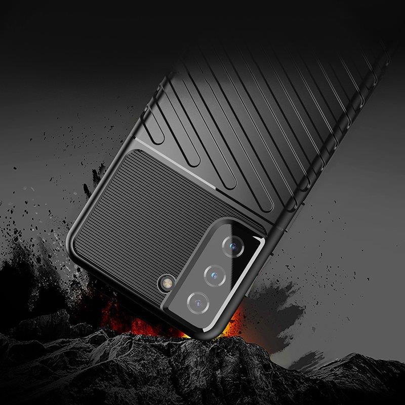 Šarvuotas TPU dėklas Samsung Galaxy S23+ – juodas