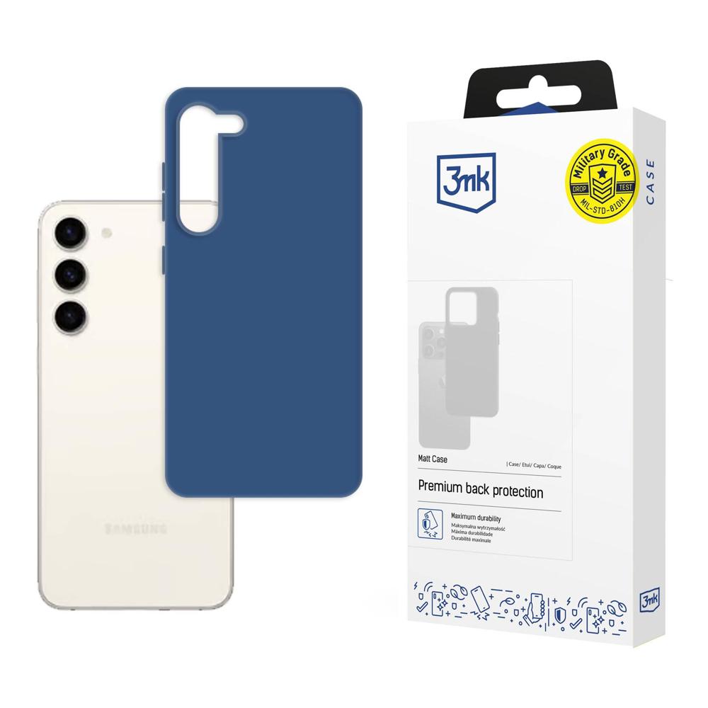 Samsung Galaxy S23 Plus – 3mk Matt Case mėlyna spalva
