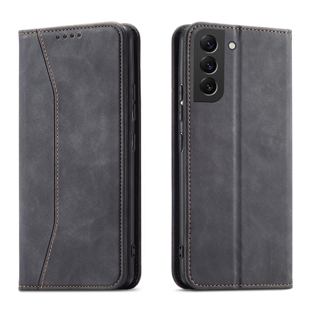 Magnet Fancy dėklas Samsung Galaxy S23+ – juodas