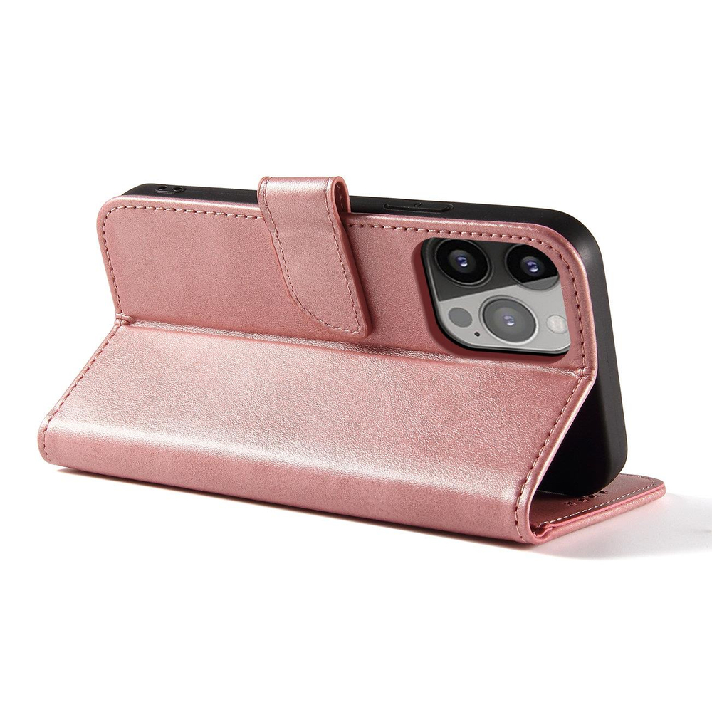 Magnet Case atverčiamas dėklas Samsung Galaxy S23 – rožinis