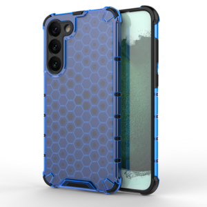 Šarvuotas dėklas Samsung Galaxy S23+ Honeycomb – mėlynas