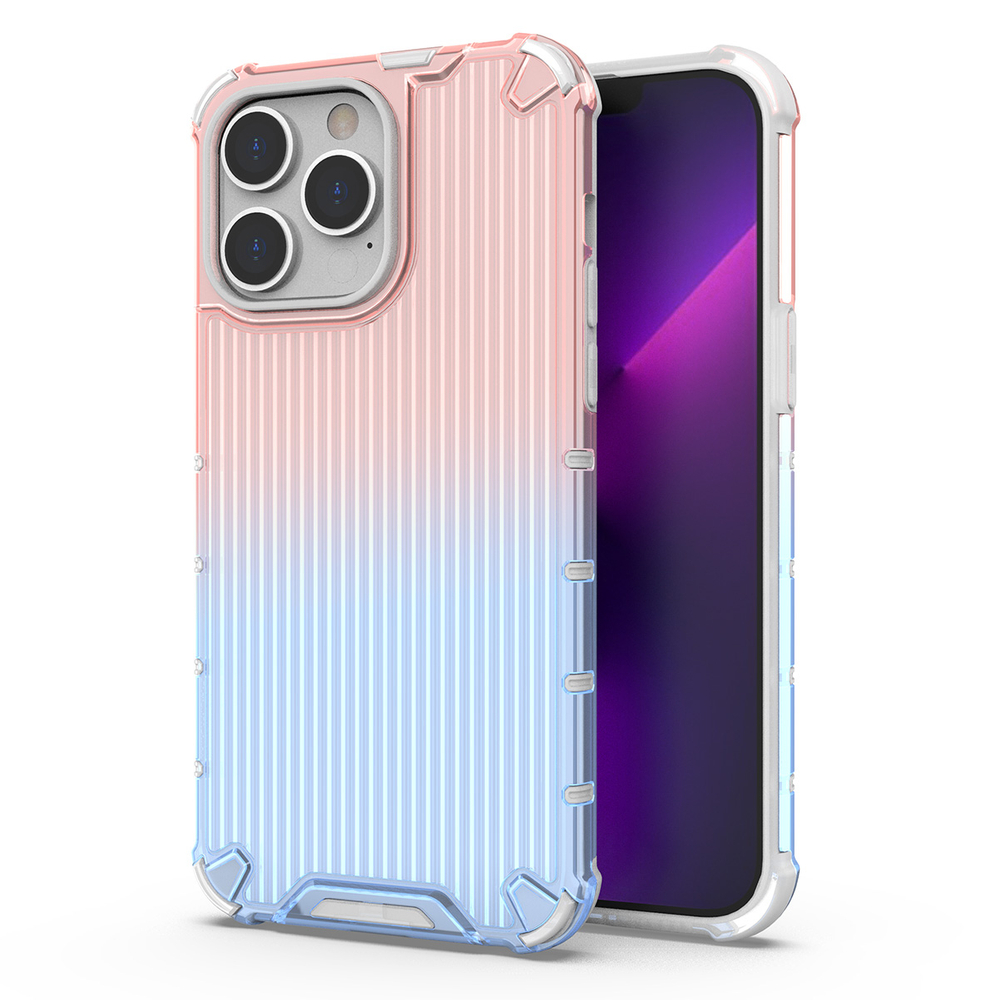 Hurtel Ombre dėklas iPhone 13 Pro Max – rož.-mėl.