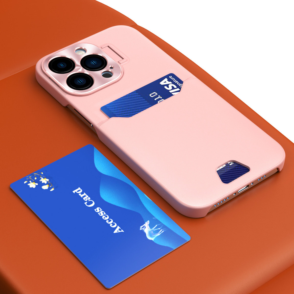 Odinis dėklas Samsung Galaxy S23 Ultra su stovu – rožinis