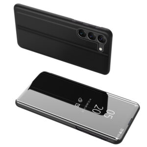 Clear View dėklas Samsung Galaxy S23+ – juodas