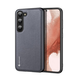 Dux Ducis Fino dėklas Samsung Galaxy S23+ – pilkas