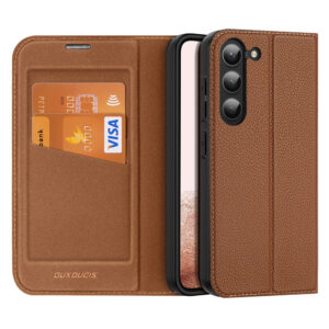 Dux Ducis Skin X2 dėklas Galaxy S23+ – rudas