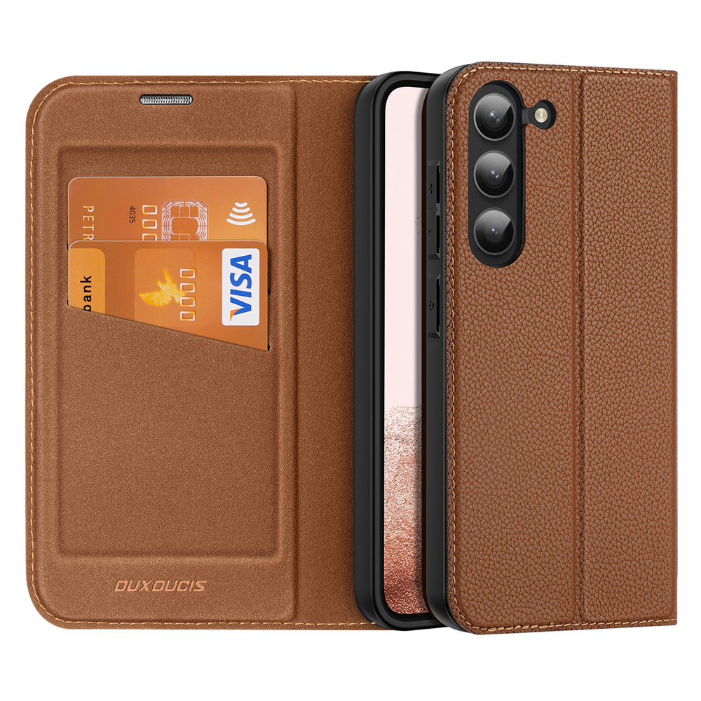 Dux Ducis Skin X2 dėklas Galaxy S23+ – rudas