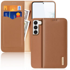 Dux Ducis Hivo odinis dėklas Samsung Galaxy S23+ – rudas
